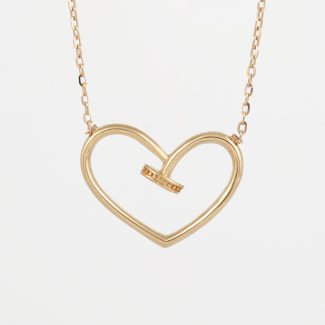 گوشواره نیم ست pure love