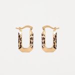 گوشواره پلنگی مستطیلیی آریانا